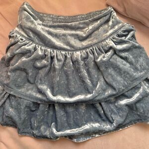 NWOT GAP Shimmering Gray Mini Skirt